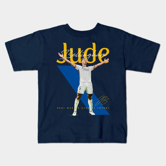 Jude Bellingham Kids T-Shirt by Juantamad